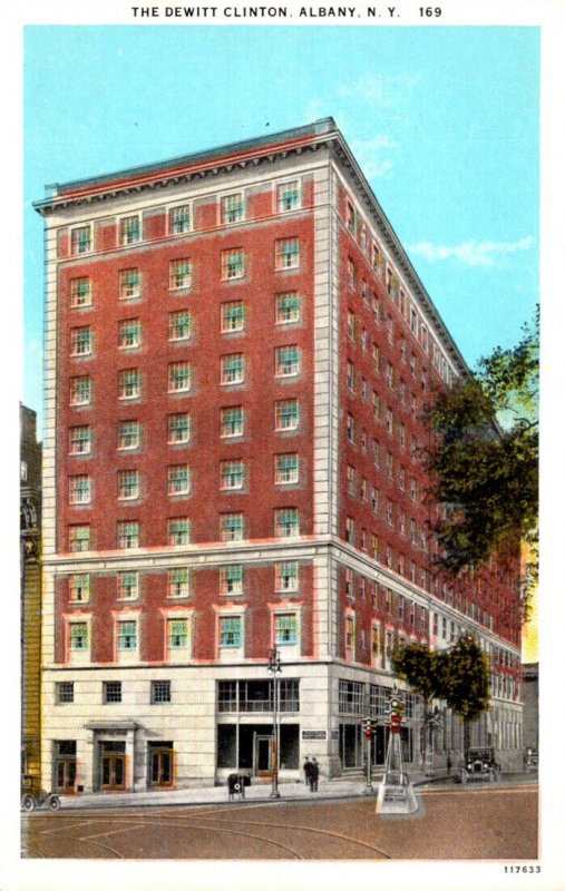 New York Albany The Dewitt Clinton Hotel Curteich