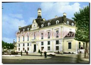 Postcard Moderne Saint Ouen town hall