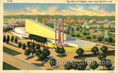 Hall of Fashion New York Worlds Fair 1939 Exhibition Unused 
