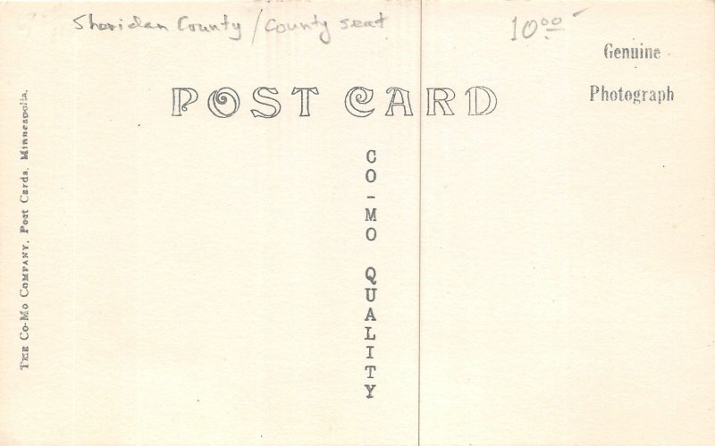 PC1/ Sheridan Wyoming RPPC Postcard c1910 Country Club Interior  53