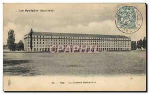 Postcard Old Army Barracks Pau Bernadotte