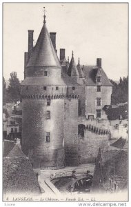 LANGEAIS, Indre Et Loire, France, 1900-1910's; Le Chateau, Facade Est