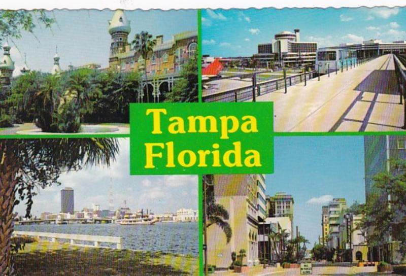 Florida Tampa Skyline Airport & Morew 1981