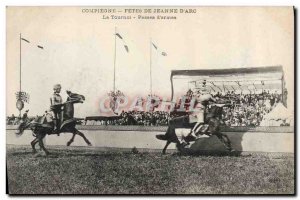 Old Postcard Compiegne Festivals of Jeanne d & # 39Arc The tournament Passes ...