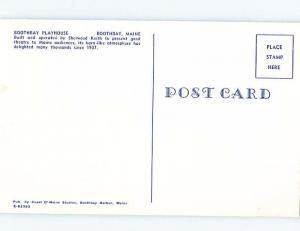 Unused Pre-1980 PLAY HOUSEBUILDING Boothbay Harbor Maine ME G0168