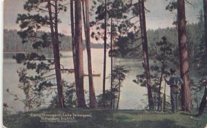 GRAND TRUNK RAILWAY SYSTEM CAMP TEMAGAMI CANADA POSTCARD 1906