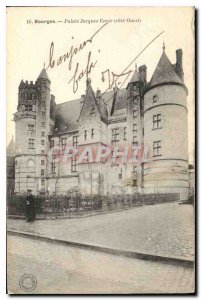 Old Postcard Bourges Palais Jacques Coeur (West Coast)