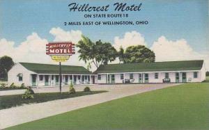 Ohio Wellington Hillcrest Motel