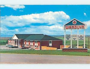 Unused Pre-1980 WANDLYN MOTOR INN MOTEL IN AMHERST Nova Scotia Canada u4158-12