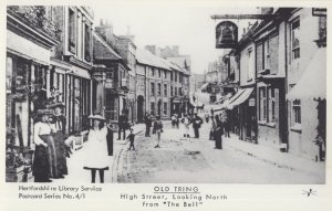 The Old Tring Bell Pub High Street Hertfordshire Postcard