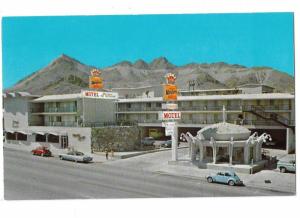 Silver Queen Motel & Lounge Tonopah Nevada 1960s Two VWs Parked in Front