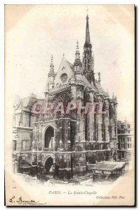 Postcard Old Paris La Sainte Chapelle