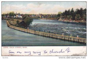 Canal Walk Lowell, Massachusetts, PU-1905