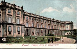 Vtg Napoli Palazzo Reale di Capodimonte Naples Italy 1910s Postcard