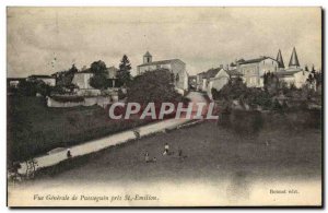 Old Postcard Around St Emilion Puisseguin Vue Generale