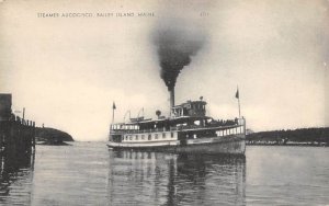 Steamer Aucocisco Ferry Boats Ship Unused 