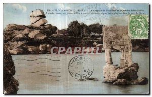 Old Postcard Ploumanac pm Napoleon hat and the Oratory of Saint Guirec