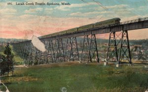 13558 Latah Creek Trestle, Spokane, Washington 1918