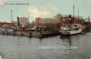 New Docks in Baltimore, Maryland