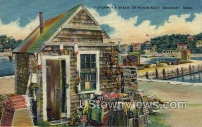 Fisherman's Shack, Bearkin Neck - Rockport, Massachusetts MA