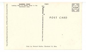 OH - Warren. Market Street looking West ca 1957