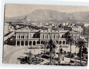 Postcard Palermo Stazione Ferroviara Italy