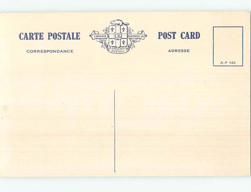 Unused W-Border TOWN VIEW SCENE Quebec City QC o1167