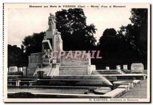 Vierzon - War memorial - Old Postcard