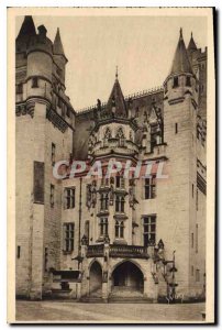 Old Postcard Chateau de Pierrefonds Oise The Main Staircase