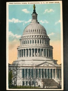 Vintage Postcard 1915-1930 The Capitol Dome 307 Ft. High Washington D.C.