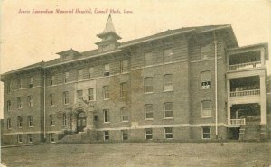 Council Bluff Iowa Edmundson Memorial Hospital Tom Jones 1908 Postcard 21-6857
