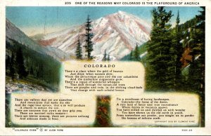 Colorado Poem By Clement Yore Curteich