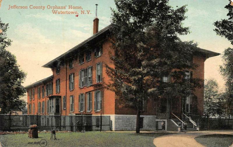 WATERTOWN, NY New York   JEFFERSON COUNTY ORPHANS HOME   c1910's Postcard
