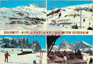 Postcard Modern Dolomiti Alpe di Siusi