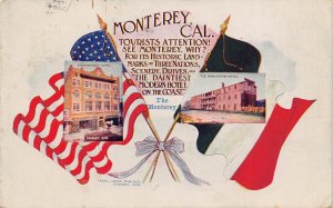 The Monterey Hotel Monterey California 1906 postcard