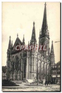Old Postcard Mulhouse Protestant St. Stephen Church
