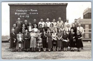 1952 RPPC THORNTON & MINOR DISMISSAL CLASS KANSAS CITY HOSPITAL GROUP PHOTO