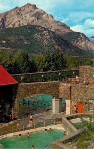 Canada Alberta Banff Government Owned Cave and Basin Swimming Pool