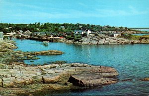 Maine Ogunquit Entrance To Perkins Cove From The Sea