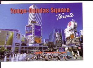 Yonge Dundas Square, Tornoto Ontario, Large 5 X 7 Postcard