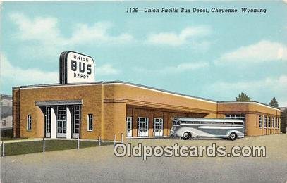 Union Pacific Bus Depot Cheyenne, WY, USA Unused 