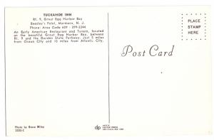 Tuckahoe Inn Marmora NJ Hotel Postcard Beesley's Point