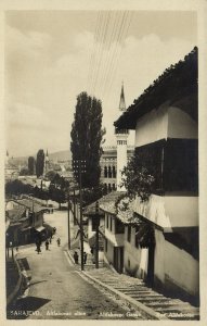 bosnia and herzegovina, SARAJEVO Сарајево, Alifakovac Street (1920s) Postcard