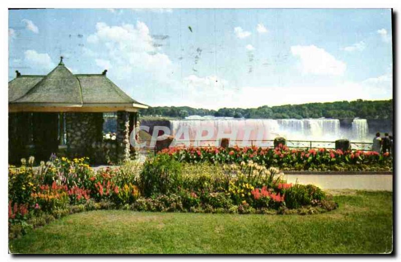 Postcard Old Floral Beauty of the Surrounding Parks Niagara Falls