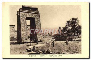 Postcard Ancient Egypt Egyptian Art Egypt Karnak Temple