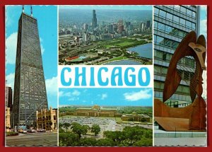 Illinois. Chicago - Outstanding Architecture - Multi View Skyline - [IL-393X]