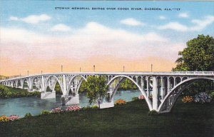 Alabama Gadsden Etowah Memorial Bridge Over Coosa River