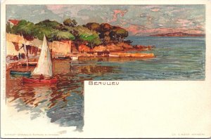 France Beaulieu Litho Vintage Postcard 04.97