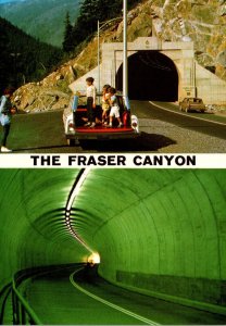 Canada British Columbia Fraser Canyon Trans-Canada Highway China Bar Tunnel S...