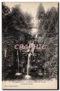 Old Postcard Rennes Tabor (Botanical Gardens) La Grande Cascade